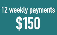 12 weekly payments